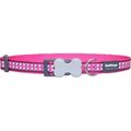 Red Dingo Red Dingo DC-RB-HP-LG Dog Collar Reflective Hot Pink; Large DC-RB-HP-LG